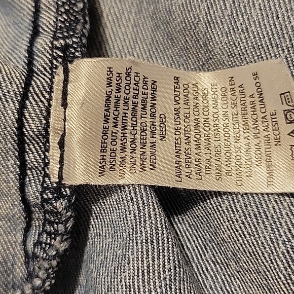 Faded Glory Jean Jacket Juniors Size Small (4-6) - Picture 7 of 7